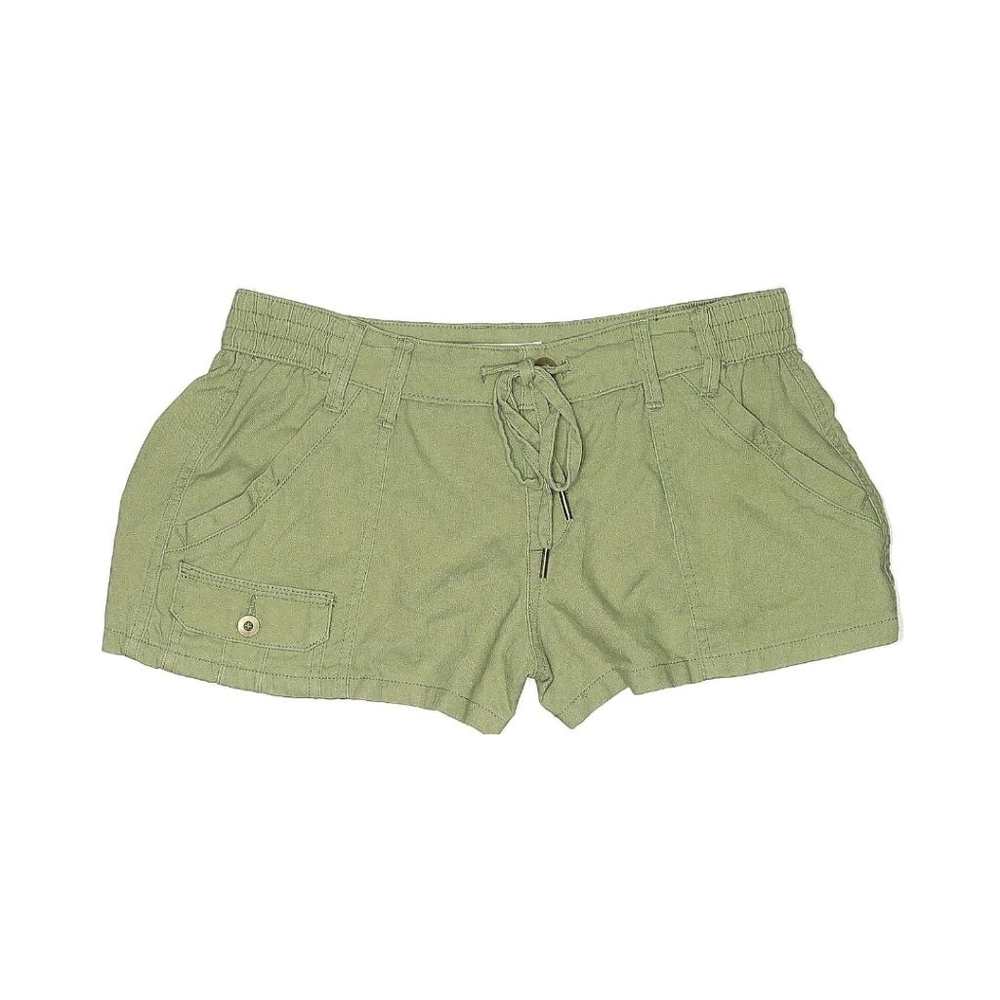 Happily Grey Green Drawstring Casual Shorts Size M